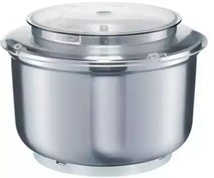 Чаша кухонного комбайна BOSCH "MUZ6ER2 для кухонных машин Bosch MUM6N", изготовлена из нержавеющей стали 27,8х19,6 см, цвет edelstahlfarben