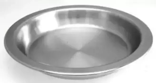 Чаша PINTINOX "Профессиональная", из нержавеющей стали 18/10, плоская, нержавеющая сталь 18/10, можно мыть в посудомоечной машине, 22 см, цвет edelstahlfarben