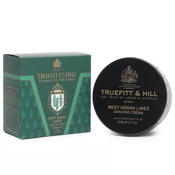 Чаша с кремом для бритья Truefitt & Hill West Indian Limes, 6,7 унций