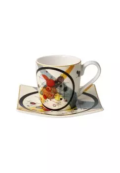 Чашка эспрессо Василий Кандинский - Круги в круге Goebel, kreise im kreis