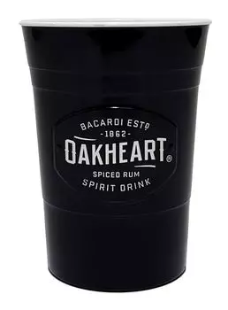 Чашка Bacardi Oakheart пластиковая пластиковая чашка для вечеринок B товар Товар может иметь незначительные дефекты Mixcompany