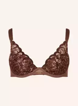 Чашка бюстгальтера fleurs Chantelle, коричневый