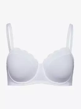 Чашка бюстгальтера из хлопкового кружева Hanro, белый