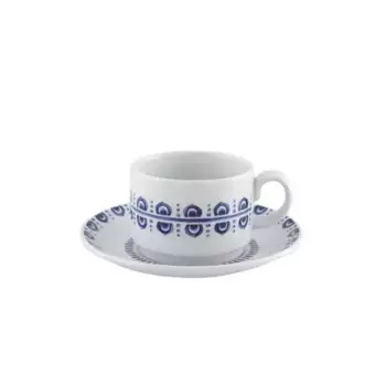 Чашка чайная с блюдцем St. 23кл Azure Lux Vista Alegre, синий