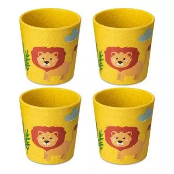 Чашка connect cup s africa (4 шт.) Koziol, желтый