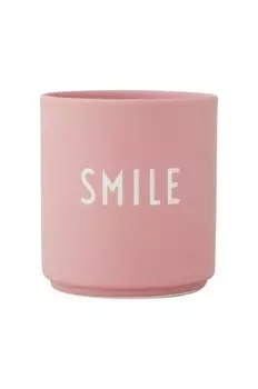 Чашка Design Letters, розовый