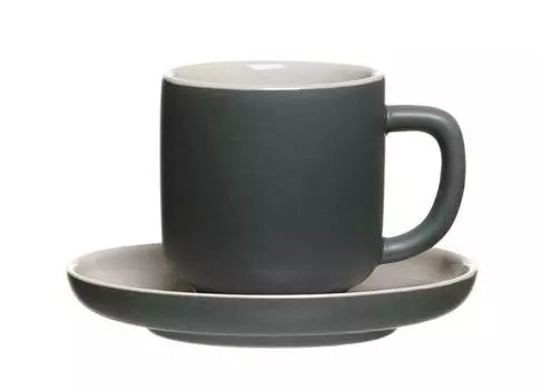 Чашка для эспрессо и блюдце джаспер Ritzenhoff, серый