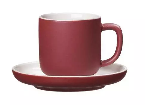 Чашка для эспрессо и блюдце джаспер Ritzenhoff, красный