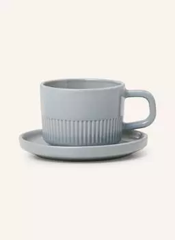 Чашка для эспрессо с блюдцем, объём: 100 мл. Marc O'Polo, серый