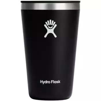 Чашка для кофе с собой Hydro Flask «16 OZ ALL AROUND TUMBLER», (1 шт.), вакуумная изоляция TempShield с двойными стенками, черный