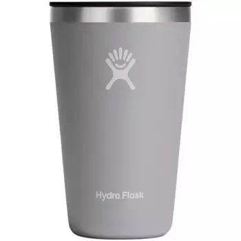 Чашка для кофе с собой Hydro Flask «16 OZ ALL AROUND TUMBLER», (1 шт.), вакуумная изоляция TempShield с двойными стенками, серый