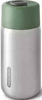 Чашка для кофе "To Go" черный+блюм с вакуумной изоляцией, 340 мл Black+blum 7х17 см - 340 мл, оливково-зеленый