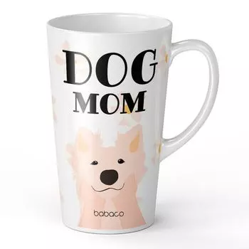 Чашка для латте Babaco с узором Dogs 010, 450 мл BMGDOG002