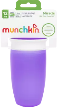 Чашка для питья 360° фиолетовая 296 мл 1 шт. munchkin