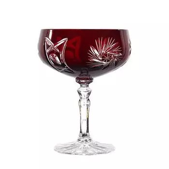 Чашка для шампанского Schleuderstern (200мл), красный Cristalica GmbH