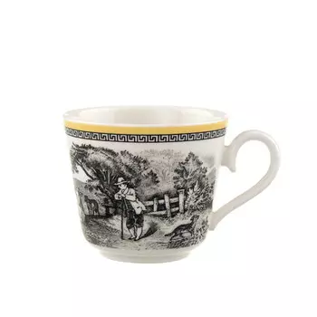 Чашка для завтрака Audun 0,35 л Villeroy & Boch, белый/желтый/черный