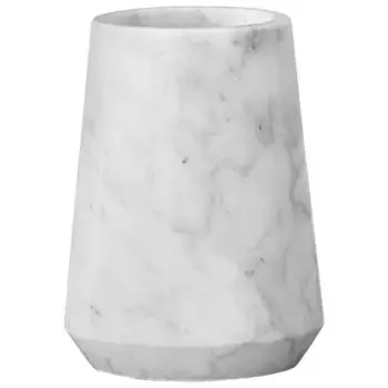 Чашка для зубной щетки Kleine Wolke «Каррара», белый