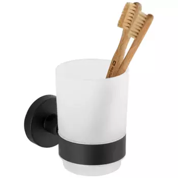 Чашка для зубной щетки WENKO «Bosio», цвет silberfarben