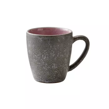 Чашка Gastro серая/светло-розовая с ручкой маленькая 0,19 л/высота: 8 см Bitz, серый/розовый