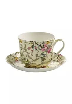 Чашка и блюдце для завтрака Kilburn Summer Blossom Maxwell & Williams, bunt
