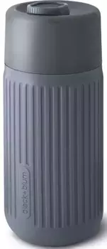 Чашка кофе с собой "To-Go B" черный+блюм, чистое наслаждение кофе, 340 мл Black+blum 7х17 см, 340мл, серый
