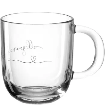 Чашка Leonardo, 14x15x8,7 см, прозрачный/золотой