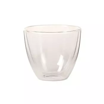 Чашка Manufacture Rock большая/Чашка для кофе с молоком - стекло 0,42 л Villeroy & Boch, прозрачный