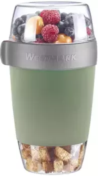 Чашка многоразовая WESTMARK, (1 шт.), горшок, 1150 мл, производство Германия 12,5х21х11,5 см, зеленый