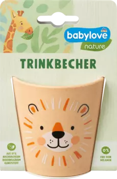 Чашка Nature желтая 1шт. babylove