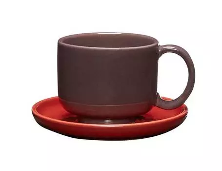 Чашка/Подставка амаре Hbsch, красный
