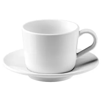 Чашка с блюдцем, белая, 13 кл, IKEA 365+ IKEA
