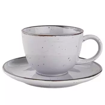 Чашка с блюдцем финка Butlers, серый