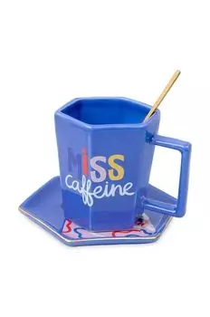 Чашка с блюдцем Helio Ferretti, мультиколор