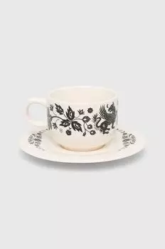 Чашка с блюдцем Medicine, бежевый