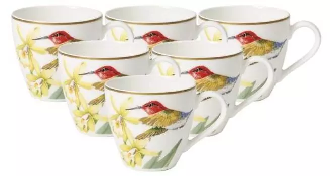Чашки для эспрессо amazonia anmut, набор из 6 шт. Villeroy & Boch, мультколор