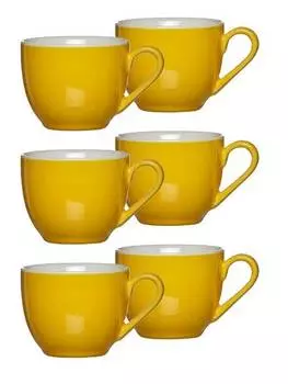 Чашки для эспрессо doppio, набор из 6 шт. Ritzenhoff, желтый