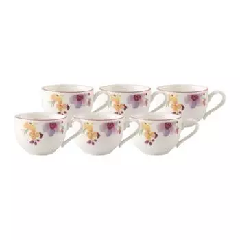 Чашки для эспрессо mariefleur базовый набор, 6 шт. Villeroy & Boch, мультколор