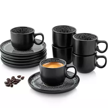 Чашки для эспрессо Snger, 0,08 л, серый