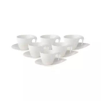 Чашки для эспрессо Villeroy & Boch, 11,2x8,4x13,1 см, белый