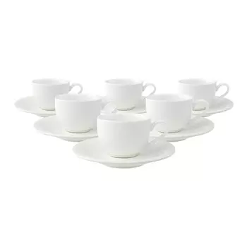 Чашки для эспрессо Villeroy & Boch, 12x6,1x12 см, белый
