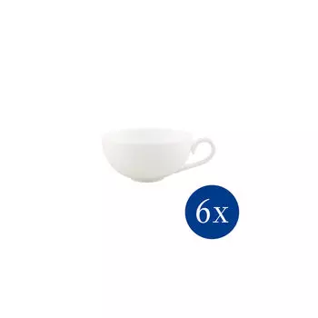 Чашки для чая Royal, 230 мл, набор из 6 шт, белые Villeroy & Boch, белый