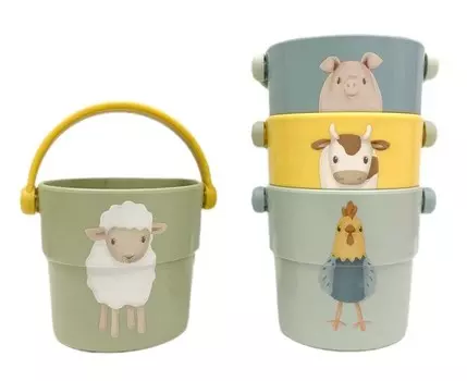 Чашки для ванны Little Dutch Little Farm 2011244