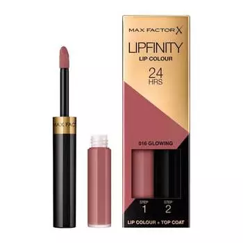 Часовая двухфазная помада с стойким эффектом № 016 — Сияние, 2,3 мл Max Factor, Lipfinity Lip Color, 24-