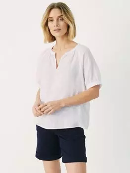 Часть вторая Льняная блузка Popsy, ярко-белая