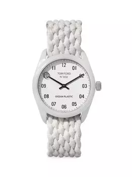 Часы 002 Ocean Plastics Tom Ford, белый