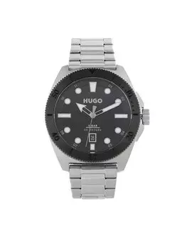Часы 1530305 Hugo, черный/серебряный