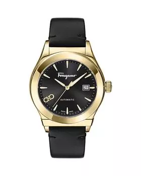Часы 1927 года, 42 мм Ferragamo, черный
