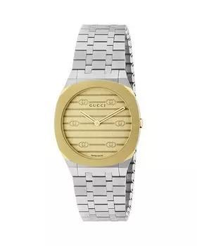 Часы 25H, 30 мм Gucci, цвет Gold