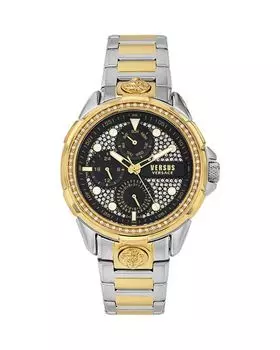 Часы 6e Arrondissement Crystal, 46 мм Versus Versace, цвет Multi