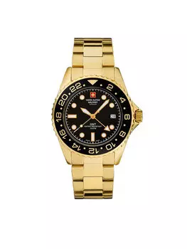 Часы 7052.1117 Swiss Alpine Military, черный/золотой